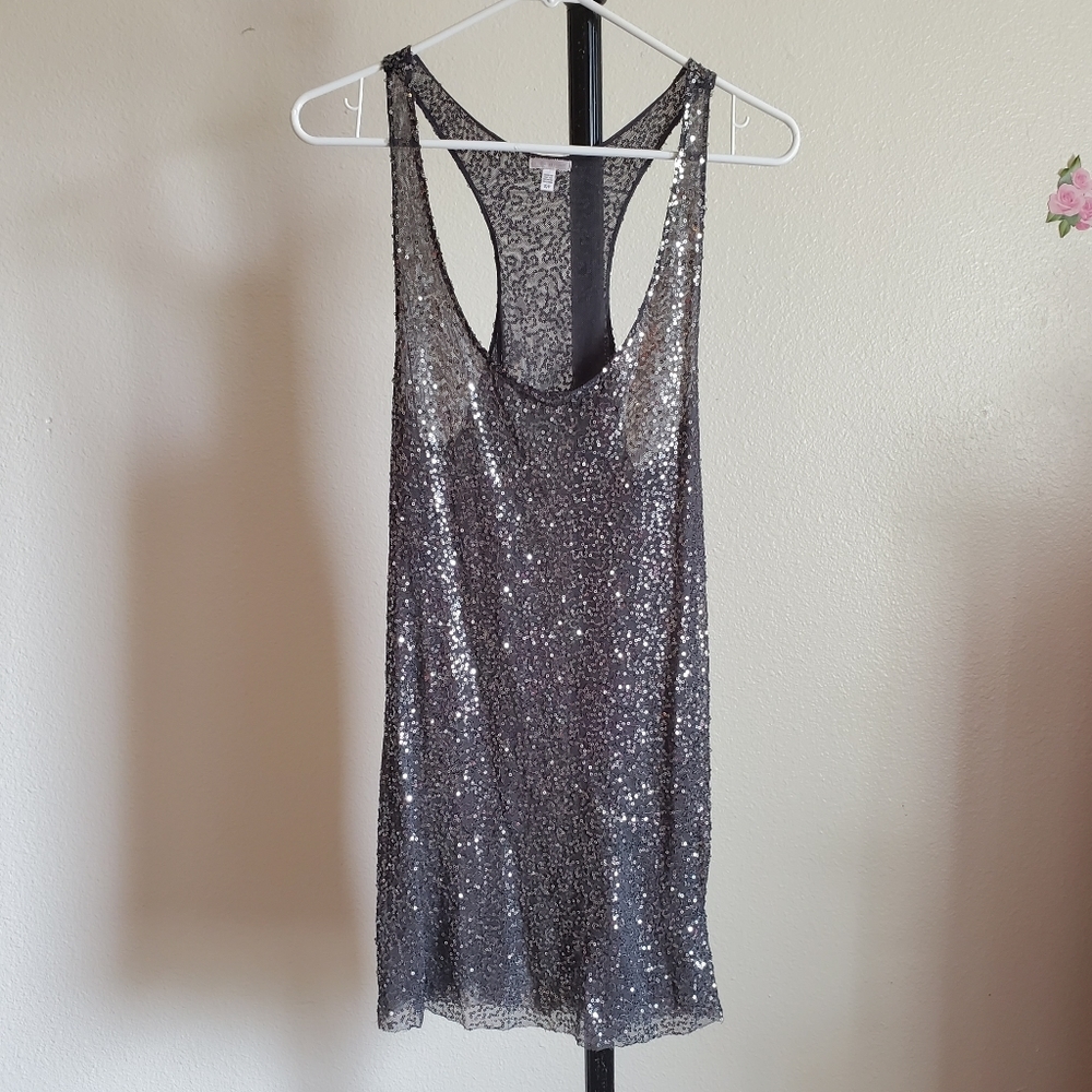 VS sequin glitter top
